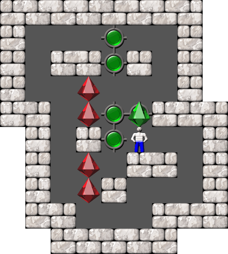 Sokoban Mass Remodel level 1784